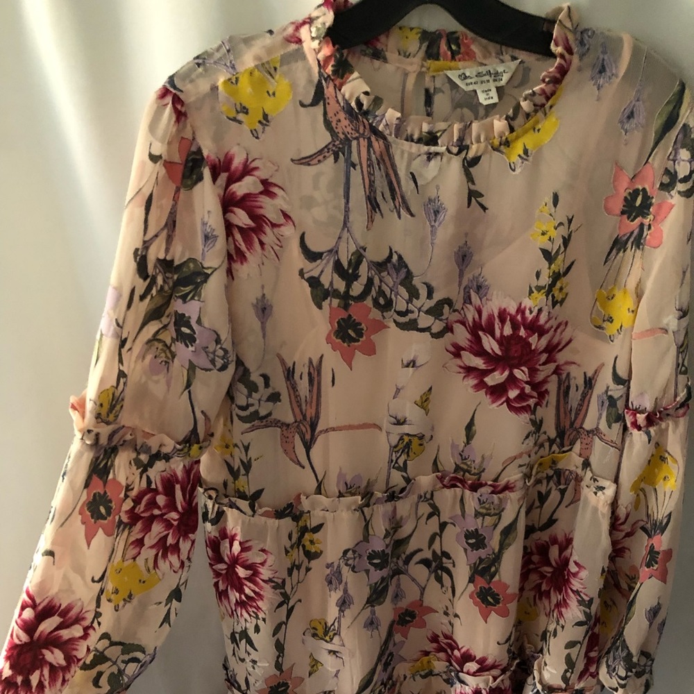 Floral long sleeve dress